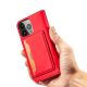 7. Magnet Card Case for Samsung Galaxy S23 flip cover wallet stand red