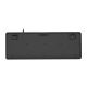 5. GEMBIRD SLIM WIRED KEYBOARD WITH BACKLIGHT, BLACK, US LAYOUT