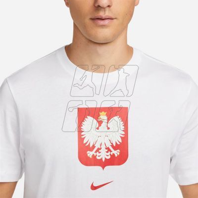 4. Nike Poland Crest M DH7604 100 T-shirt