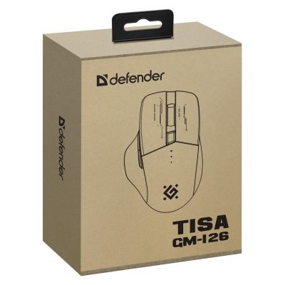 6. DEFENDER MOUSE GM-126 TISA RF+BT OPTIC 1600dpi 6P WHITE
