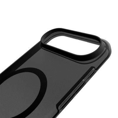 7. Puro Daylight Magsafe Compatible Silicone Case for iPhone 17 Air - Translucent Black