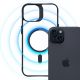 7. 3mk Satin Armor MagCase with MagSafe for iPhone 15 Plus - Clear with Black Frame