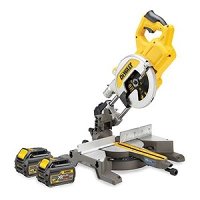 DEWALT DCS777T2-QW FLEXVOLT 54V 2x6.0Ah 216mm Miter Saw with Brushless Motor (Miter Saw)