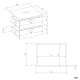 9. OPENO Drawer Module 2SZ with 2 Drawers, WHITE – for Walk-in Closet and Bedroom