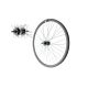 24" Rear Wheel, Freewheel, Cone, Disc Brake, Black Rim / Black Hub