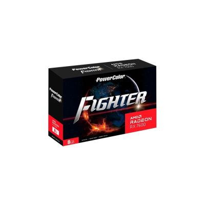 7. graphics card PowerColor Fighter RX7600 8G-F