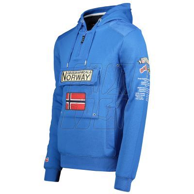 4. Geographical Norway Gymclass Db 100 M sweatshirt WW5525H/GN/Royal Blue