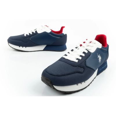 8. US Polo Assn sports shoes sneakers men's fashionable comfortable navy blue