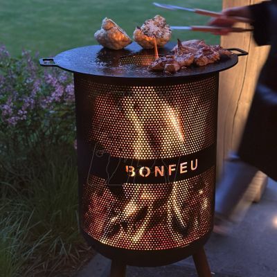 8. Bonfeu garden fire pit Bonves 45 basket black 4502