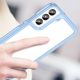 6. Outer Space Case for Samsung Galaxy S23 cover with a flexible frame blue