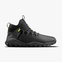 Vivobarefoot MAGNA FOREST ESC WOMENS OBSIDIAN/LIME minimalist hiking shoes (209082-02)