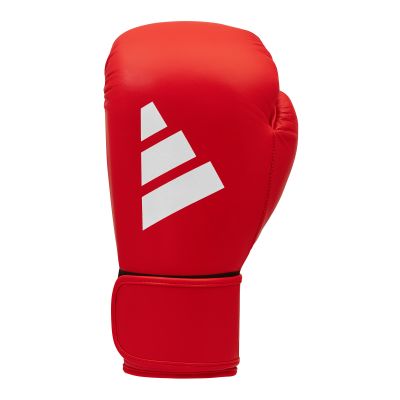 Adidas SPEED 175 leather boxing gloves red