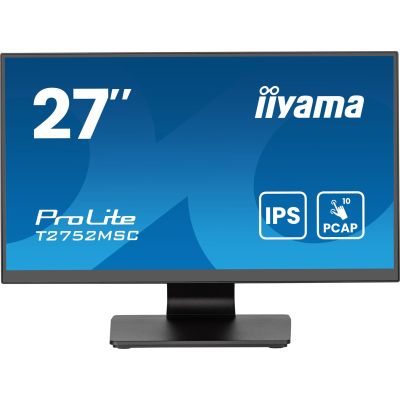 10. Touchscreen monitor 27" IIYAMA T2752MSC-B1AG 68.6 cm 16:9 HDMI+DP IPS