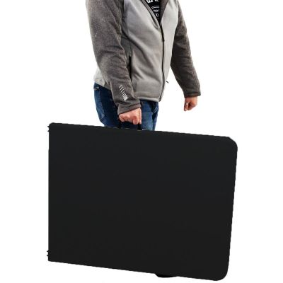 5. CATERING TABLE FOLDABLE INTO A SUITCASE 180x70x74CM MAX.100KG BLACK