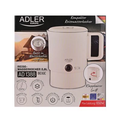 5. Electric kettle ADLER AD 1388b beige