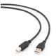 GEMBIRD CCP-USB2-AMBM-6 cable (USB 2.0 type AM - USB 2.0 type BM; 1.8m; black)