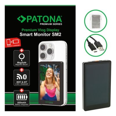 PATONA Premium Vlog Display Smart Monitor SM2 – Professional Monitoring Monitor for Smartphones
