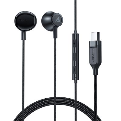2. Acefast L2 in-ear headphones with USB-C connector, microphone and remote control 1.2 m - black