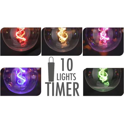 5. GARDEN GARLAND PARTY LIGHT 10LED G80 MULTICOLOR