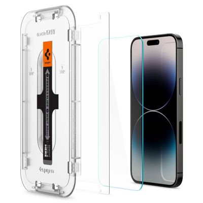 7. Spigen Glas.tR EZ Fit tempered glass for iPhone 14 Pro - 2 pcs.