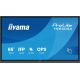 iiyama TN6505A-B1AG signage display Interactive flat panel 163.8 cm (64.5") 500 cd/m2 4K Ultra HD Black Touchscreen