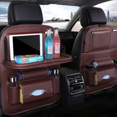 7. Car seat organizer seat protector seat cover shelf mini car coffee table
