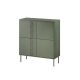 4D TRESSE chest of drawers 100x40x110 matt green