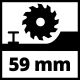6. Circular saw 18V TP-CS 18/165 LI BL-SOLO 4331225 EINHELL