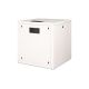 19. Unique 19" 12U 600x600 wall-mounted network cabinet, glass door, gray, undivided, assembled, 100kg