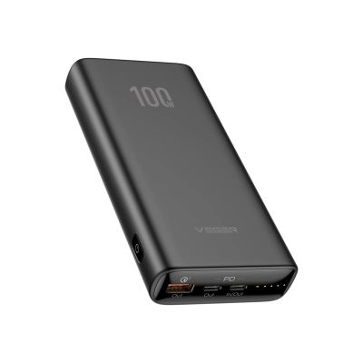 2. VEGER T100 Power Bank Lithium-Ion (Li-Ion) 20000 mAh Black