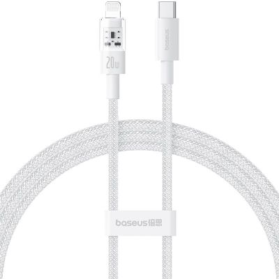 Baseus Gem USB C-IP Cable 20W 1m (white)