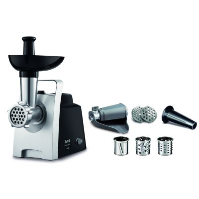 10. Tefal HV1 NE1098 Meat Grinder 1400W Black, Silver