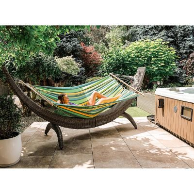 28. GARDEN HAMMOCK FOR 2 PEOPLE 200X150CM WITH SPREADER 1052724