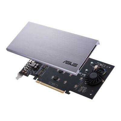 9. ASUS Hyper M.2 PCIe 3.0 x16 controller, 4x M.2 NVMe (2242/2260/2280/22110) GEN 3