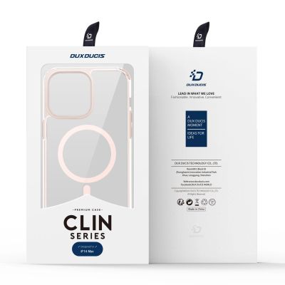 5. Dux Ducis Clin2 case for iPhone 14 Plus magnetic MagSafe cover pink