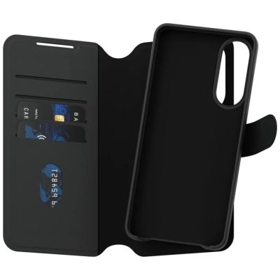 3. CARE by PanzerGlass Feature Tango 2in1 Wallet Qi Case for Samsung Galaxy S25 Edge - Black