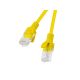 4. PATCHCORD CAT.6 UTP 3M YELLOW FLUKE PASSED LANBERG 10-PACK