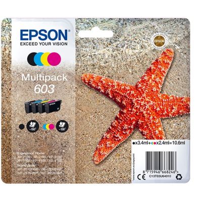 4. Epson 603 Multipack C13T03U640 Ink Kit