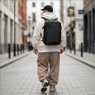 16. Tech-Protect Defender S50 Backpack for Ryanair & Wizzar, 20L Laptop - Black