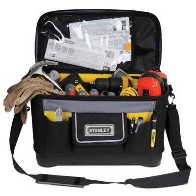 8. Stanley Tool Box 1-96-193 Plastic Black, Yellow
