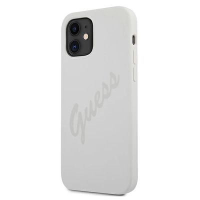 2. Guess GUHCP12SLSVSCR iPhone 12 mini 5.4" cream/cream hardcase Script Vintage