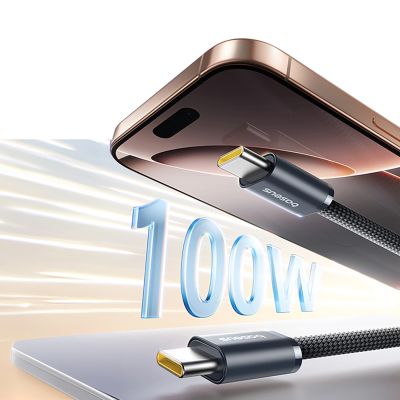 7. Baseus Dynamic 4 Pro Fast USB-C Cable - USB-C 100W 1m - Black