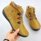 2. Comfortable Women’s Warm-Lined Yellow Ankle Boots Rieker 52544-68