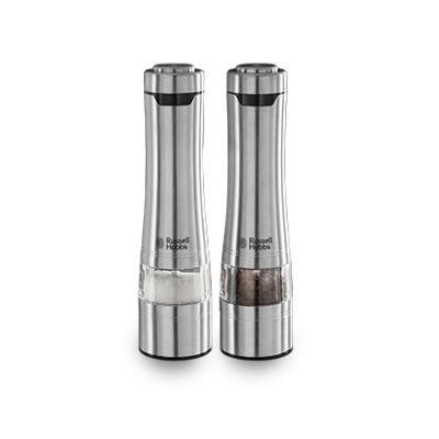2. Russell Hobbs 23460-56 Spice Mill Salt and Pepper Grinding Set Stainless Steel