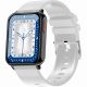 5. Smartwatch Gravity White Black 2 Straps GT17-8