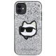 3. Karl Lagerfeld KLHCN61G2CPS iPhone 11 / Xr 6.1" silver/silver hardcase Glitter Choupette Patch