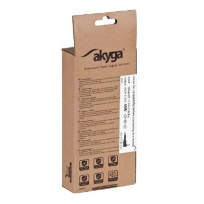 6. Akyga AK-ND-54 AC Adapter for Asus Notebook (19V; 2.37A; 45W; 4mm x 1.35mm)