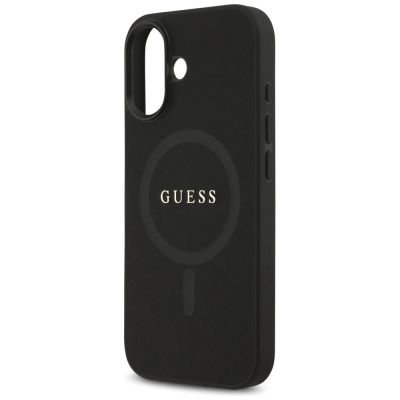 6. Guess Saffiano Classic Logo MagSafe case for iPhone 17 - black