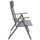 11. GARDEN CHAIR 57x68x106CM 2xTEXTLINE 7-POSITION WITH HEADREST SET OF 2 PCS