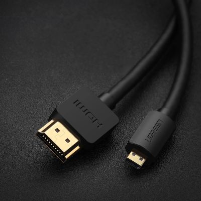 2. Ugreen HD127 micro HDMI - HDMI 2.0 4K 60Hz cable 2 m - black